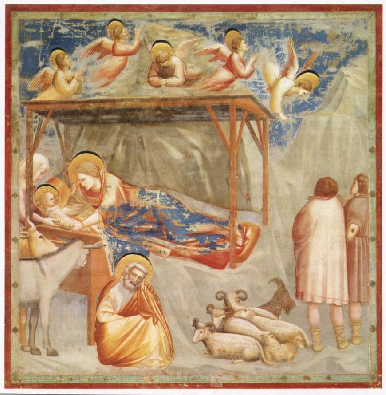 GIOTTO di Bondone Birth of Christ Norge oil painting art